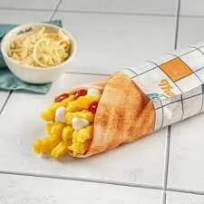 Potato Sandwich with Ketchup and Mayonnaise