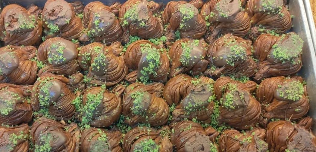 بقلاوة شكولاتة وكاجو