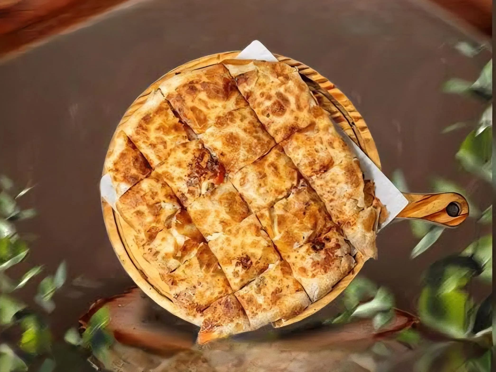 فطيرة شيش طاووق