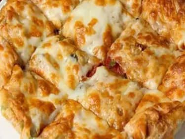 فطيرة بالجبن الموتزاريلا