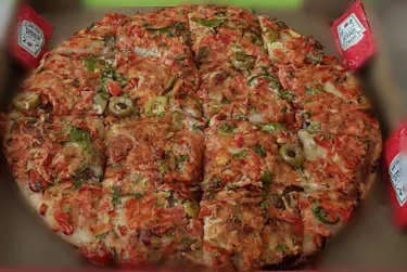 بيتزا شرقى لحم فراخ