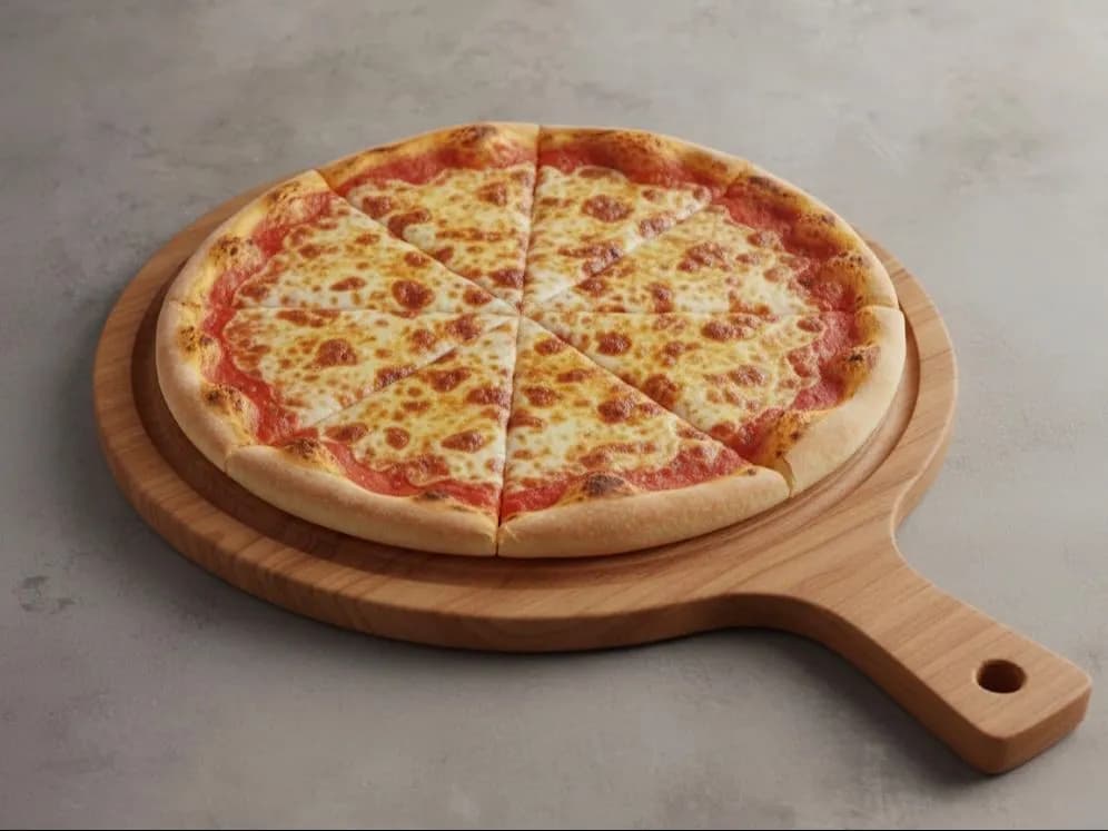 بيتزا مارجريتا وسط