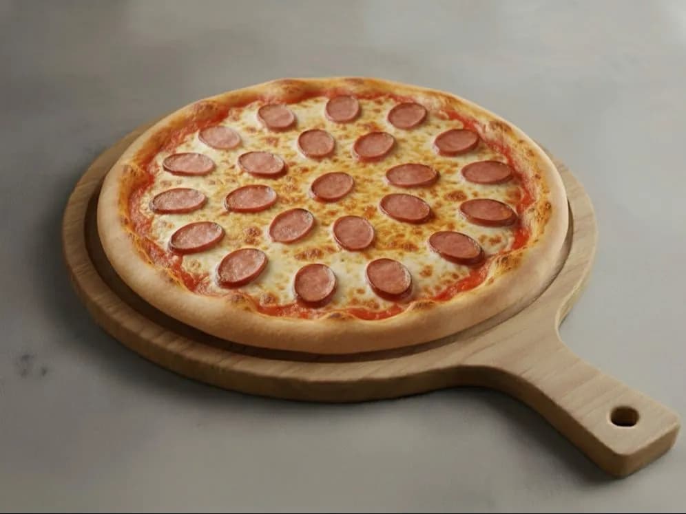 بيتزا سوسيس وسط