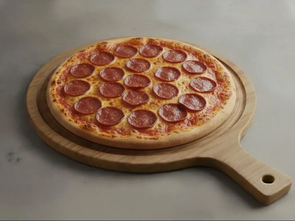 بيتزا بيبروني وسط