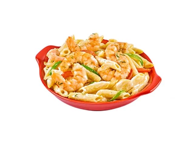 باستا بالصوص الابيض مع الجمبري