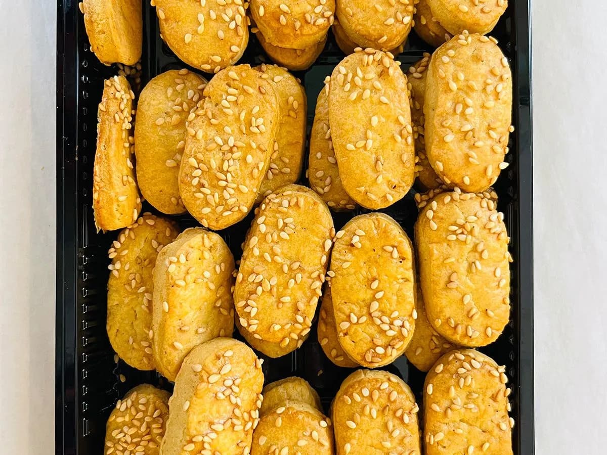 بسكوت موالح سمسم