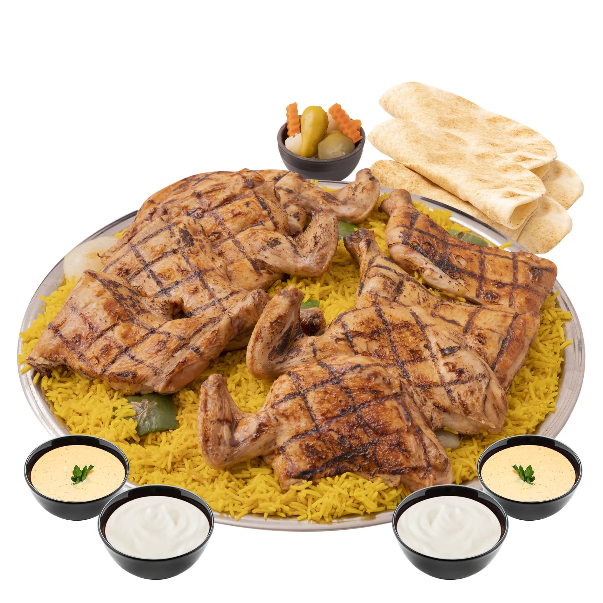 صنية دجاج مشوى