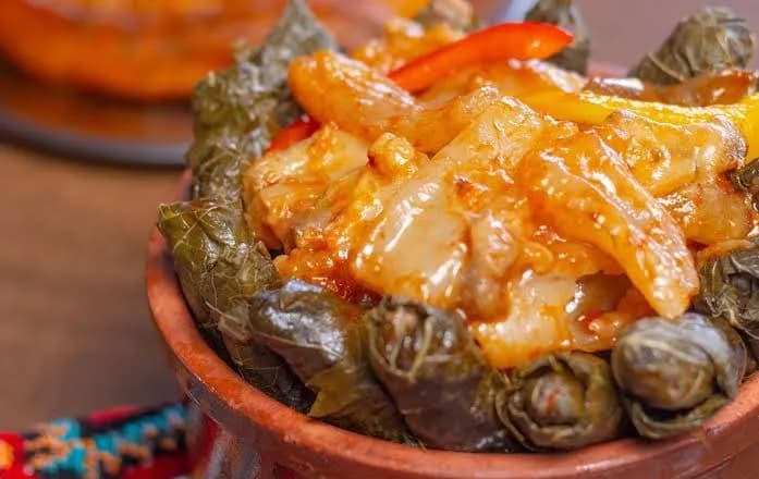 طاجن كوارع بالورق العنب