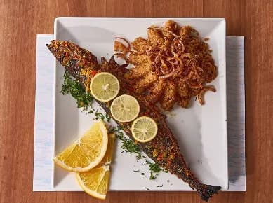 Grilled Mackerel Meal