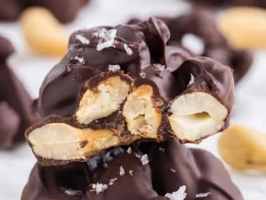 كاجو بالشيكولاته