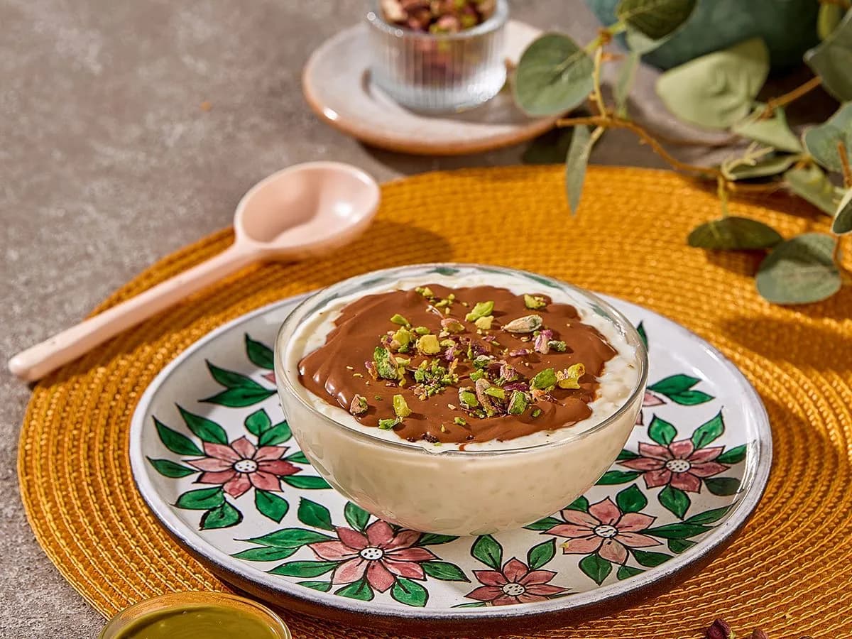 Nutella Rice with Nuts