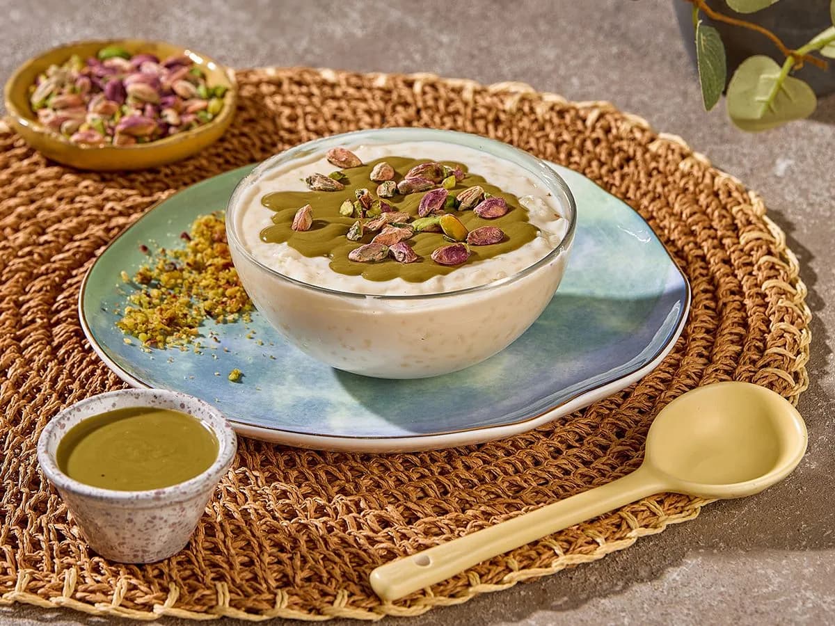 Pistachio Rice Pudding