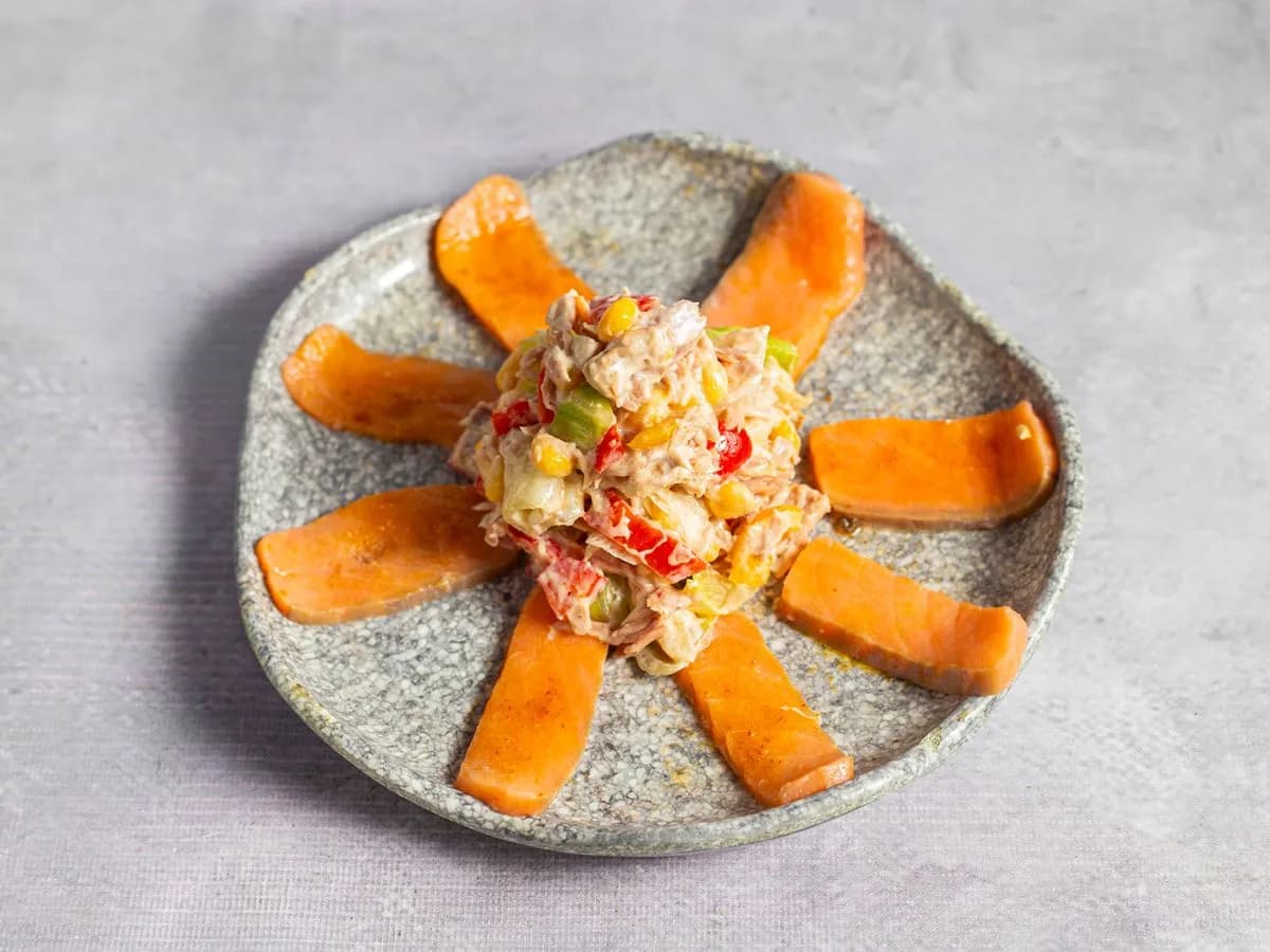 Salmon With Tuna Dish