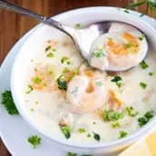 شوربة سي فود كريمى