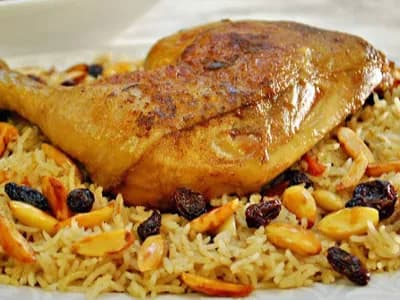 ربع فرخة كبسه ورك