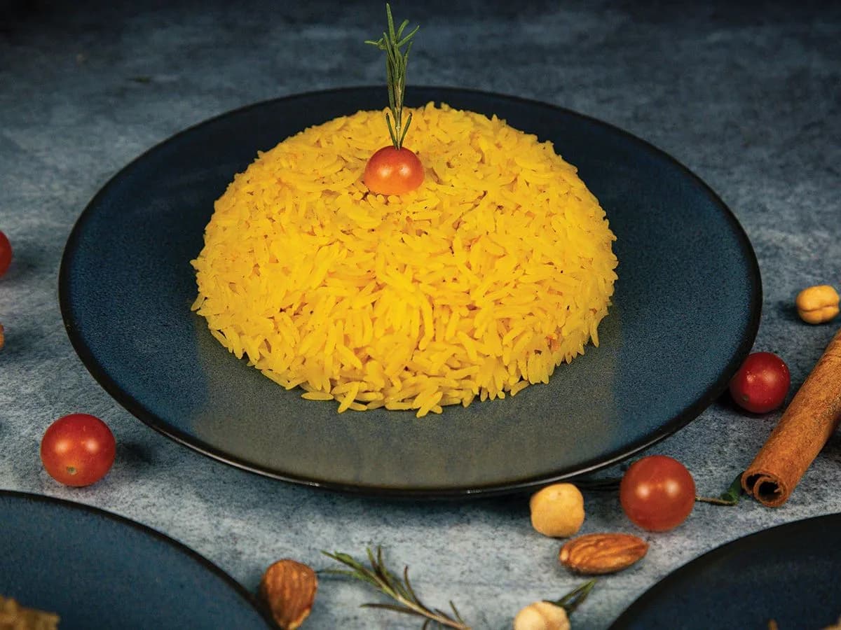 طبق أرز بسمتي