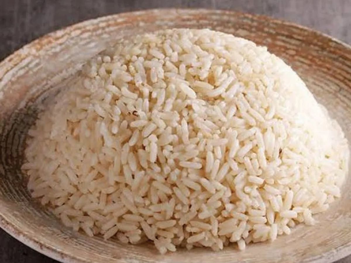 طبق أرز ابيض