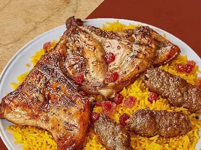 كفتة + شيش + أرز + صوص