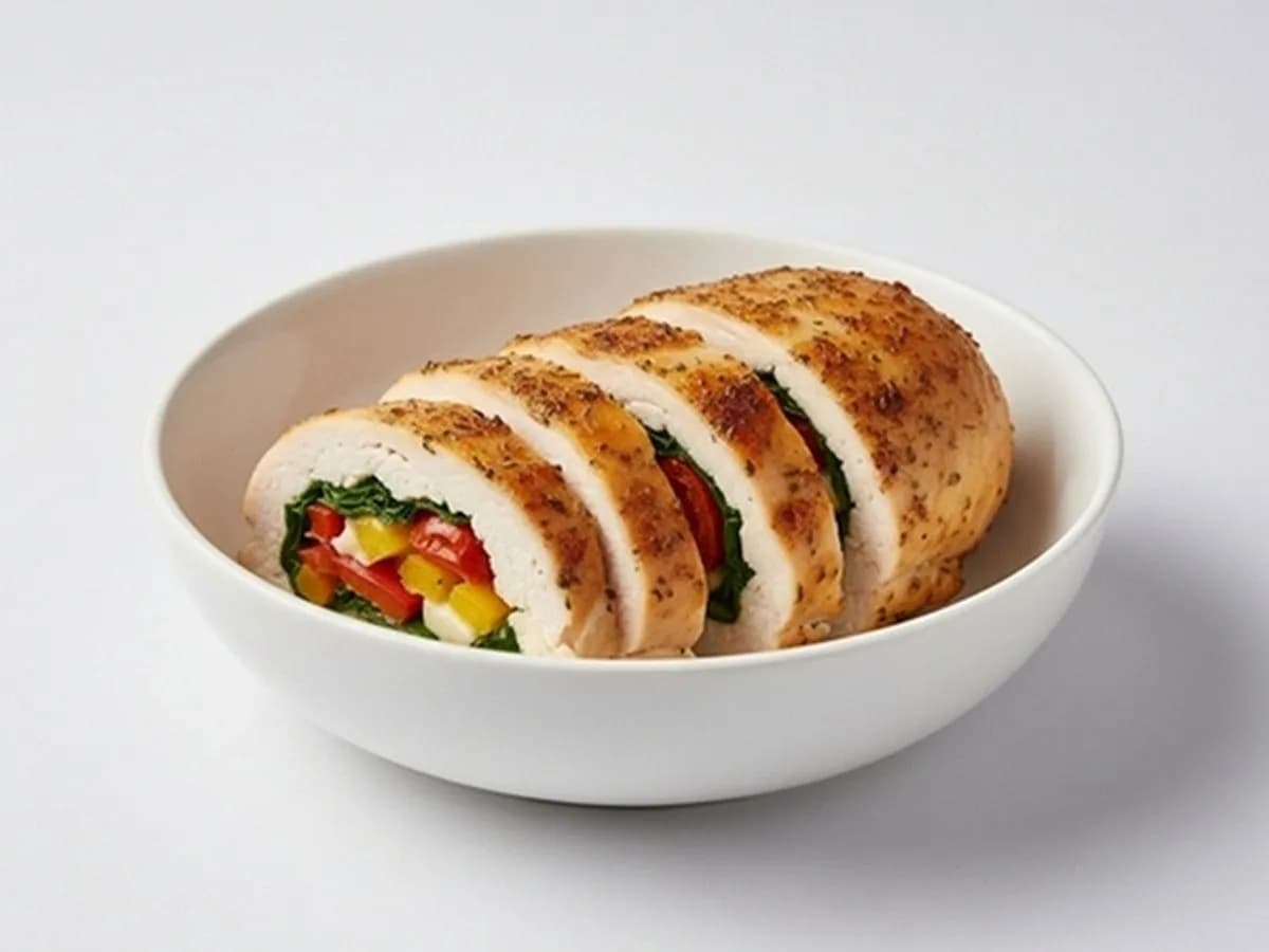 تشيكن سبيناش رول مع باستا