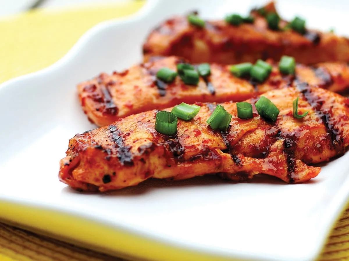 Chicken Fillet on Charcoal