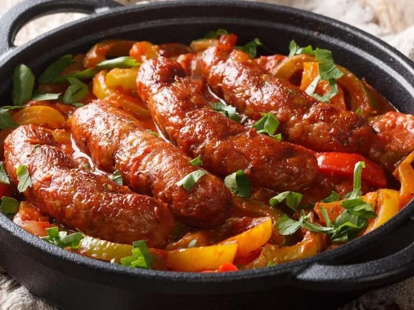 Potato and Sausage Casserole