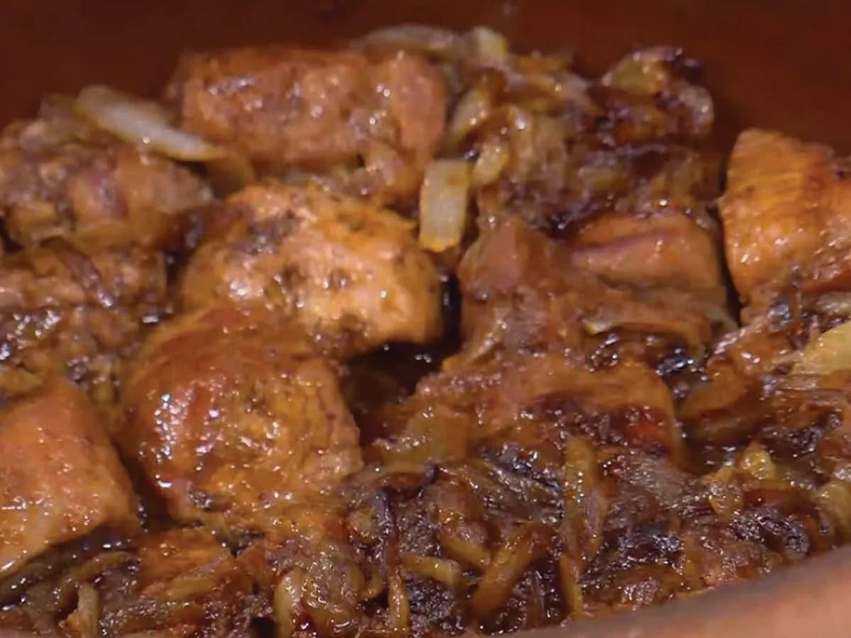 Meat and Onion Casserole