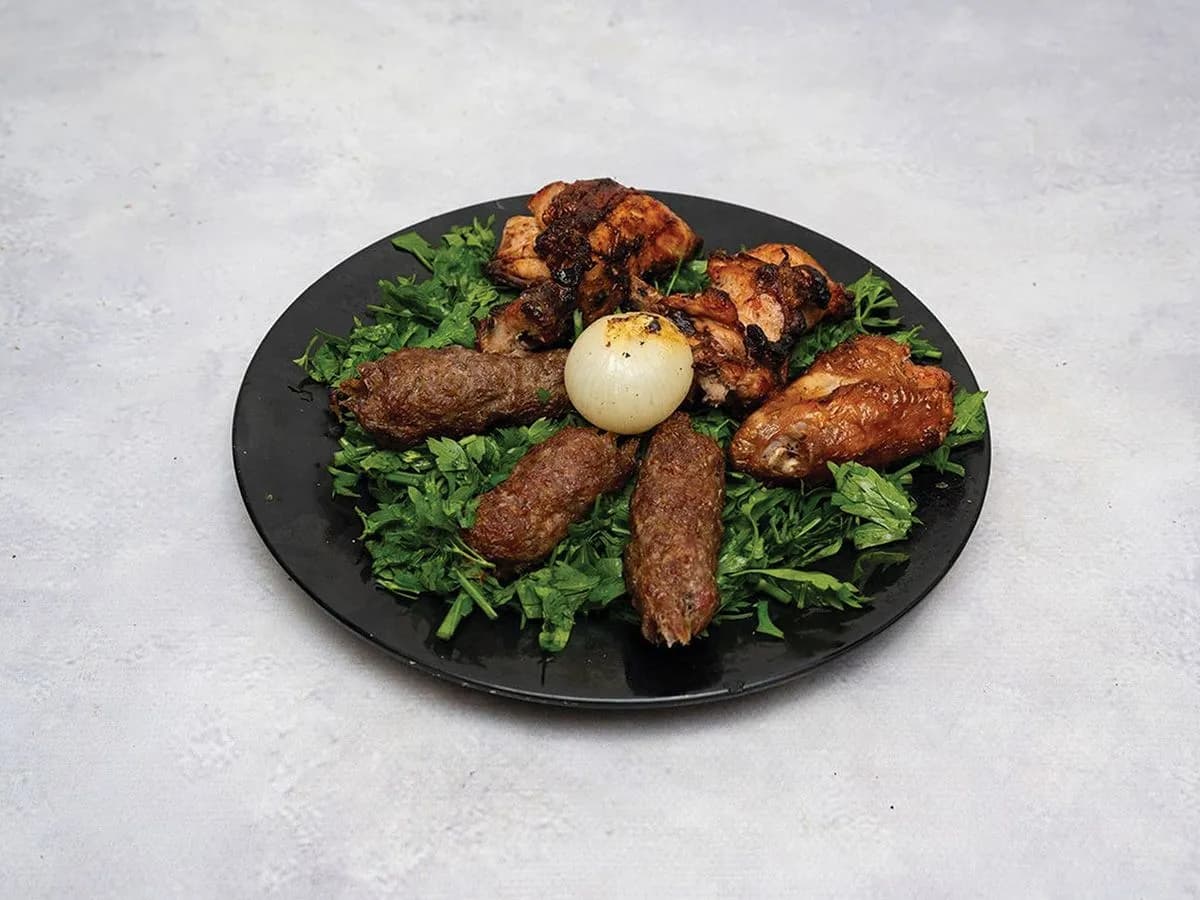 1/4 Chicken Shish Kebab with Kofta