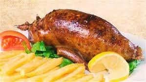 Pigeon Stuffed with Grits or Rice Dish