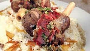 Lamb Mouza with Fattah