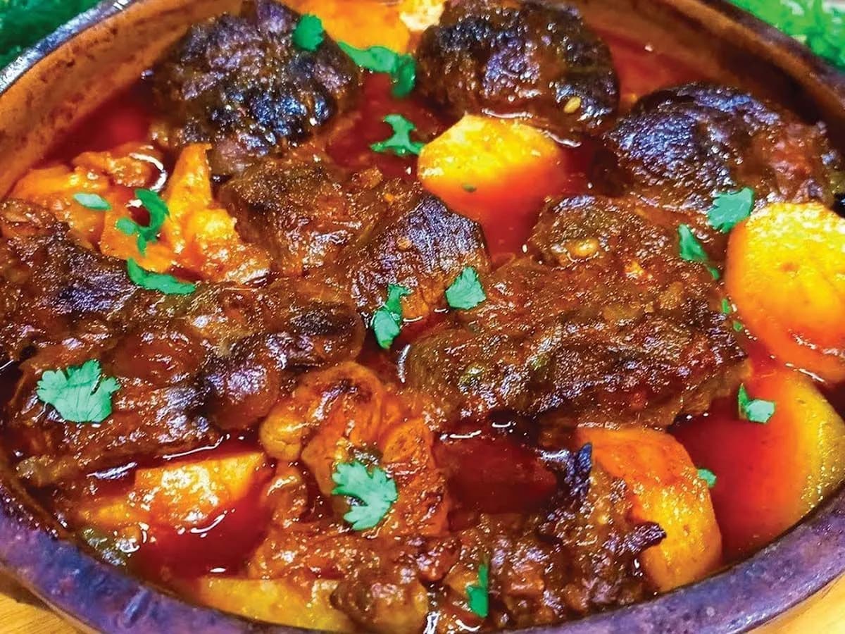 طاجن تورلي باللحمة