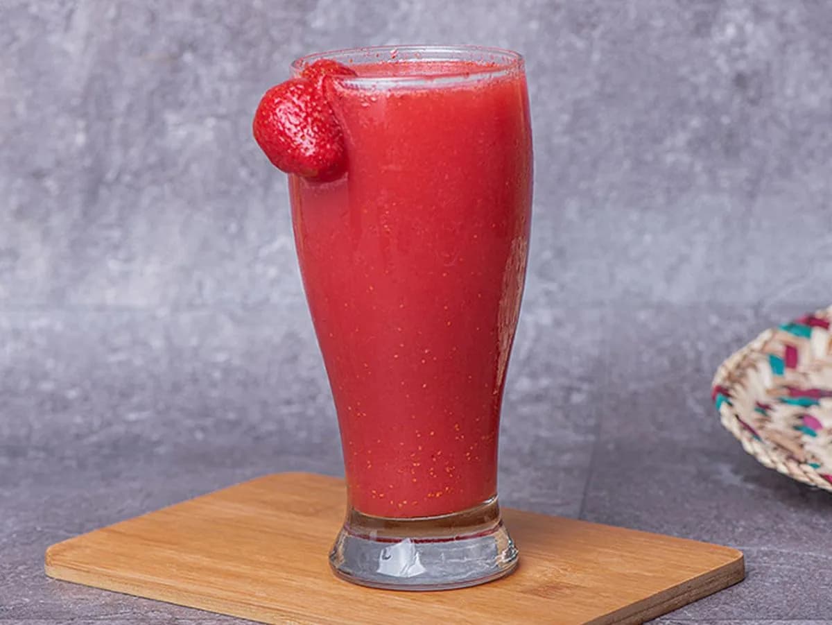 عصير فراولة