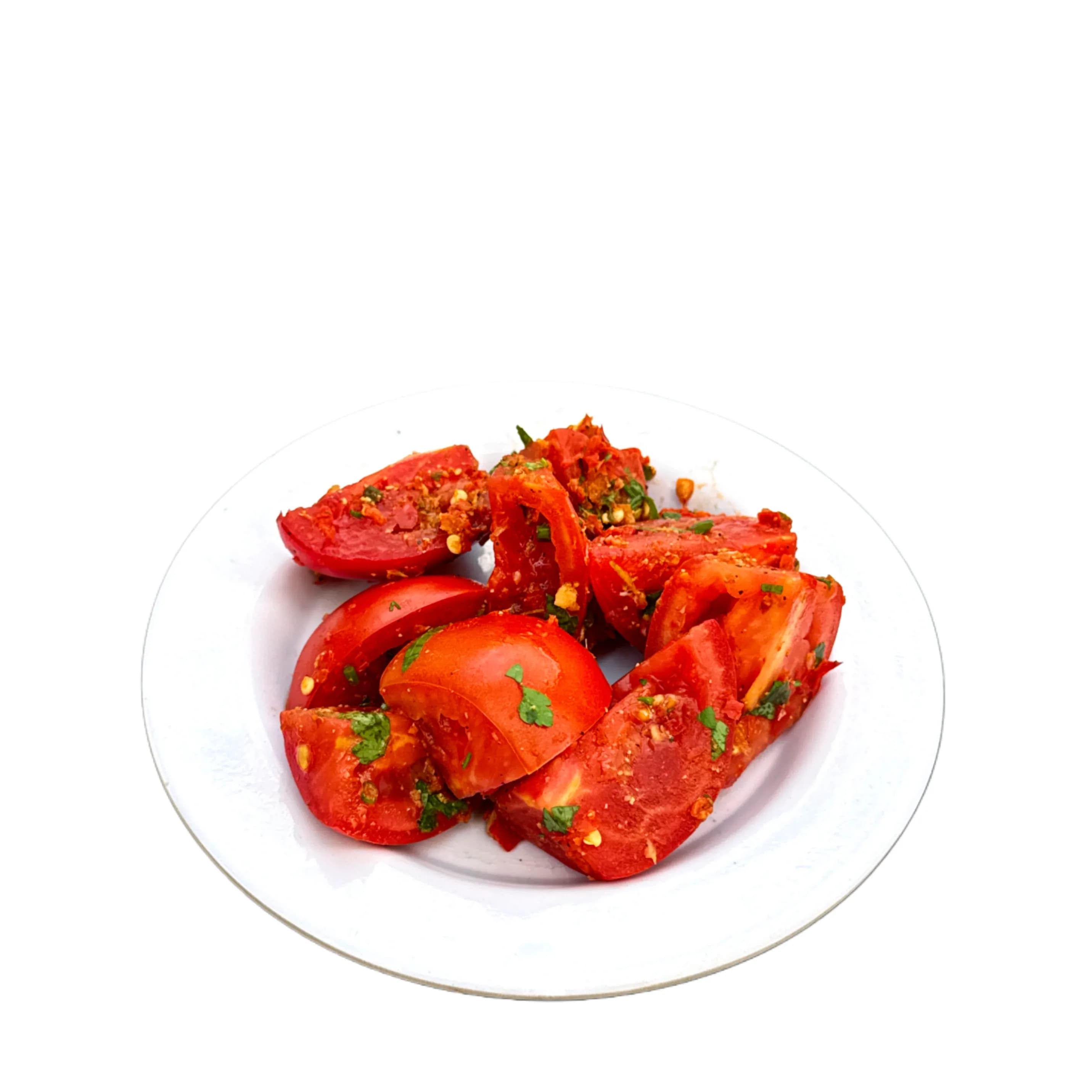 سلطة طماطم متبلة