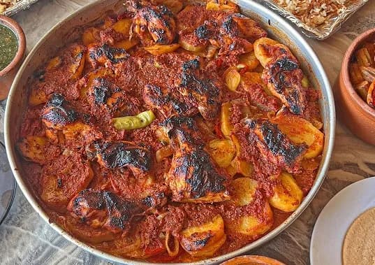 Chicken and Potato Tray