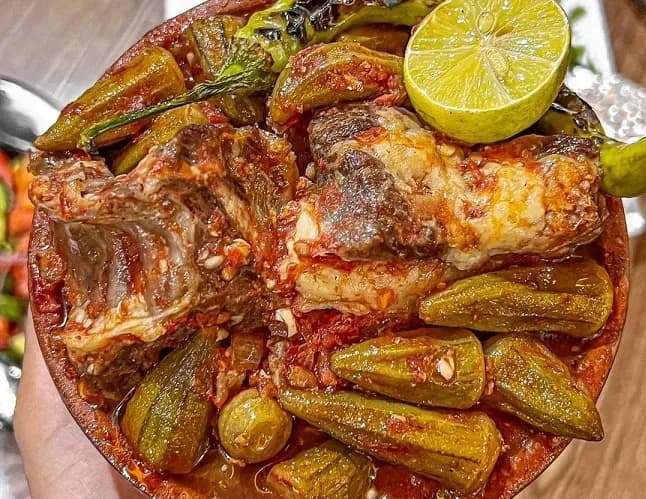 Okra and Meat Casserole