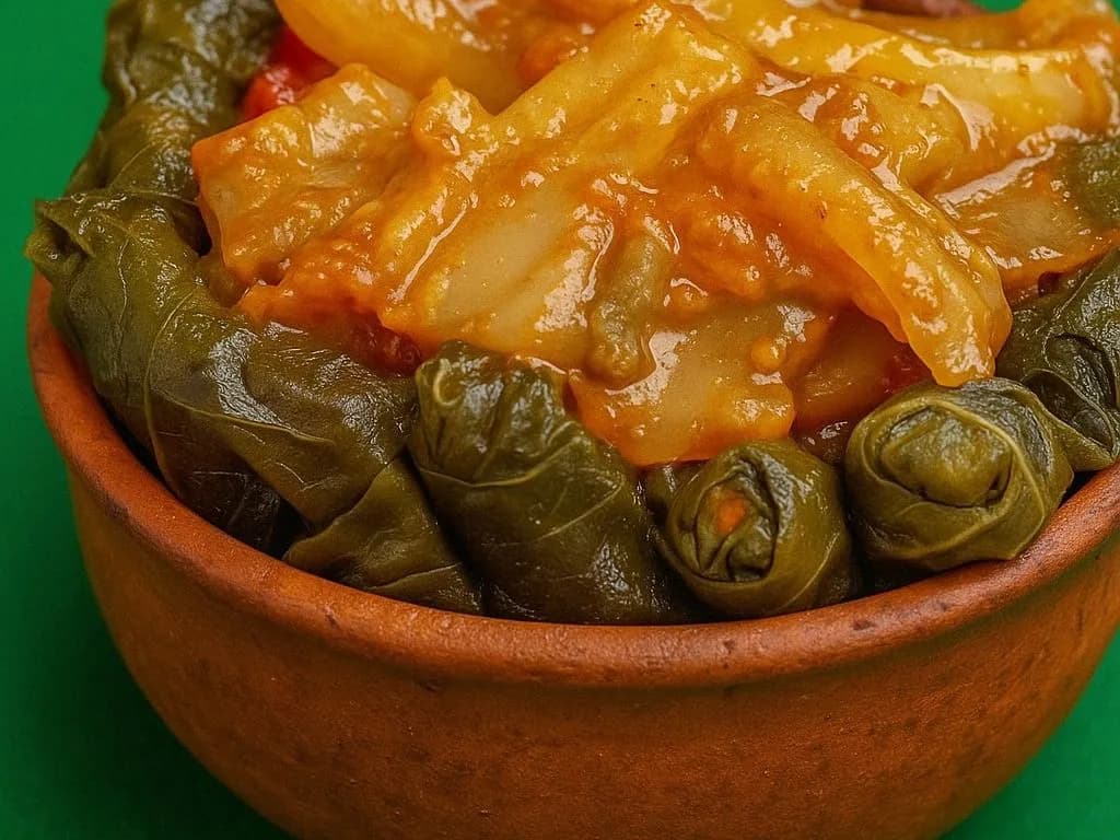 طاجن كوارع بالورق العنب