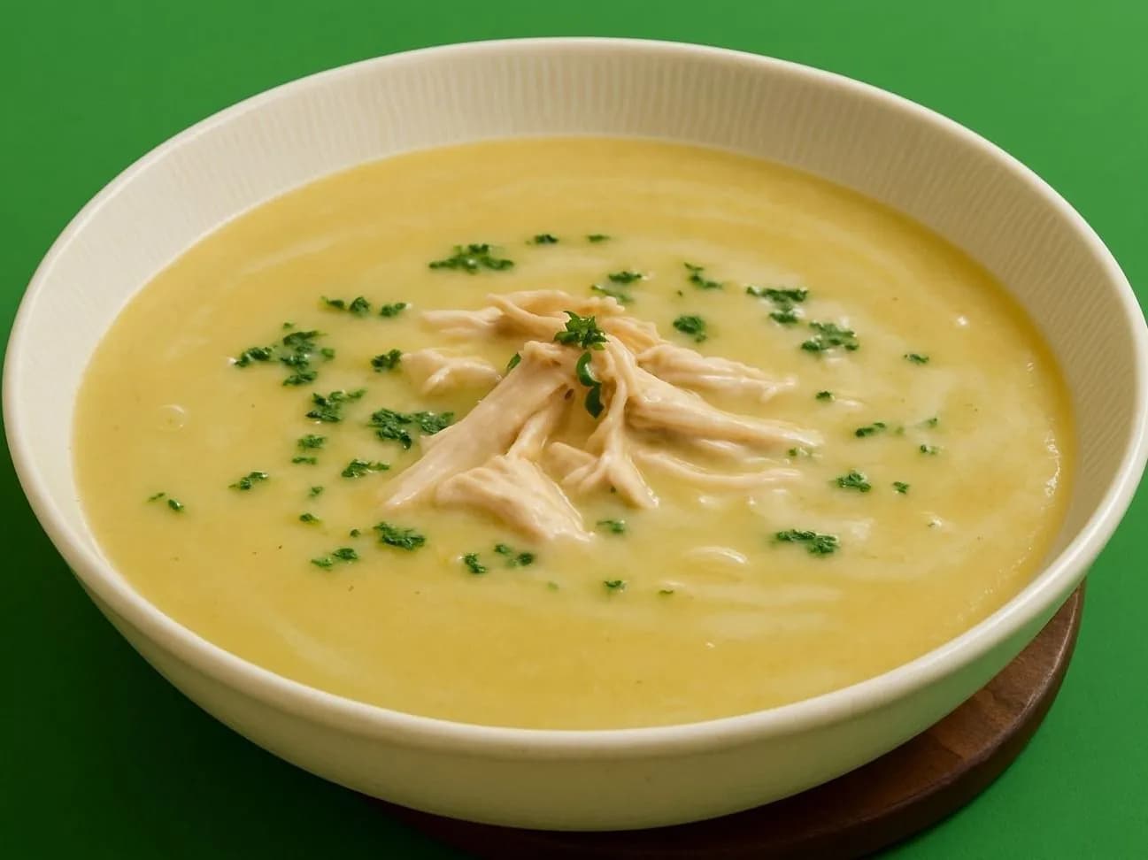 شوربة كريمة فراخ