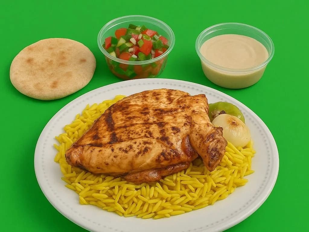 وجبة 1/4 فرخة صدر