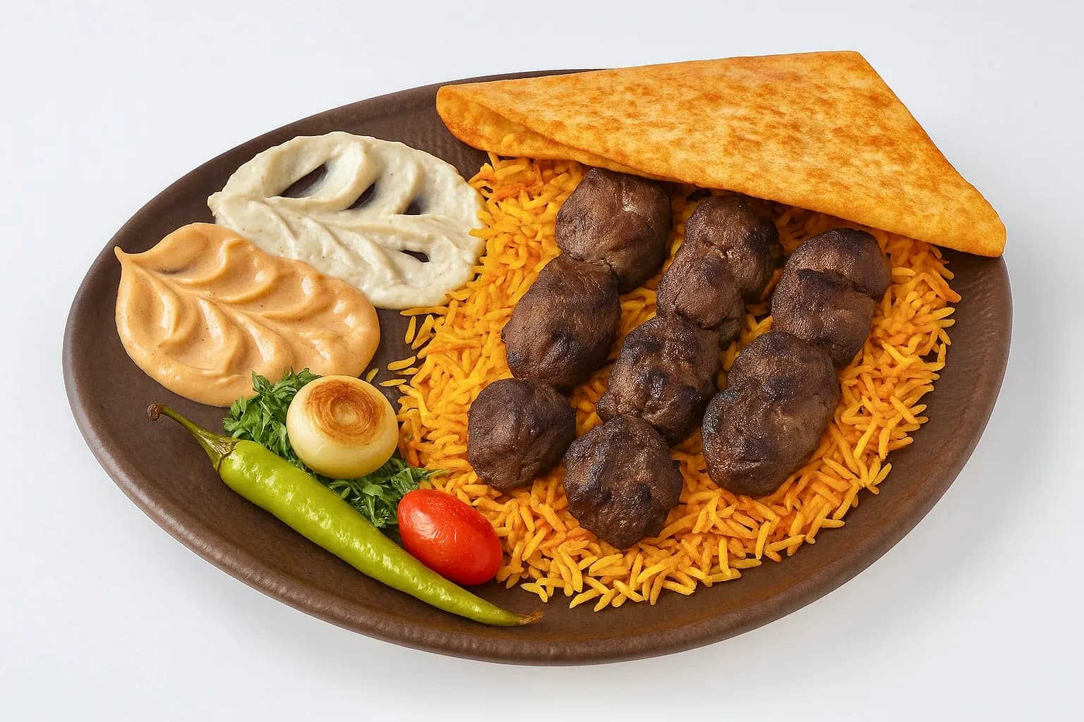 وجبه 1/4 كلاوي + ارز + سلطه