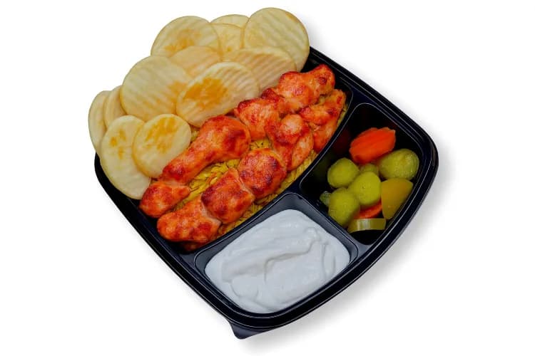 وجبه 1/4 شيش طاووق + ارز