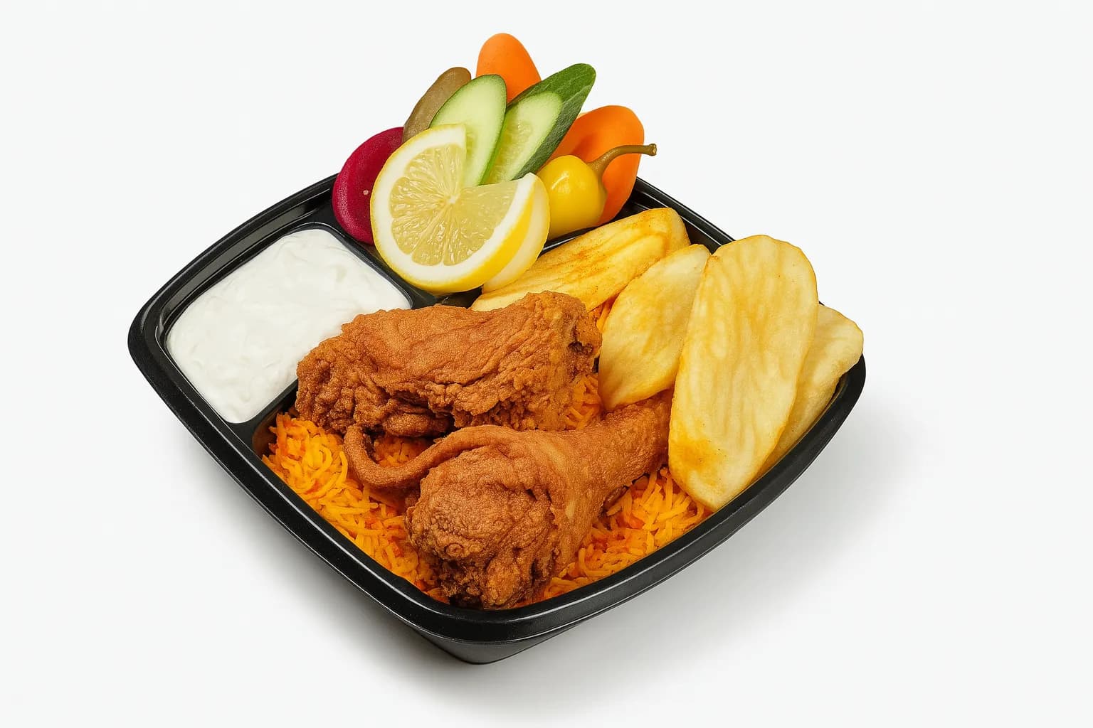 وجبه 2 قطعه بروستد + ارز