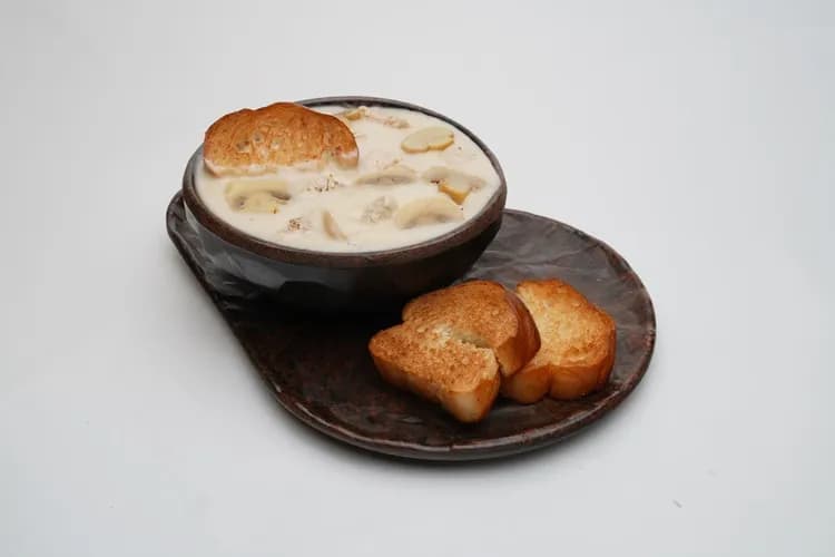 شوربه كريمه فراخ ومشروم