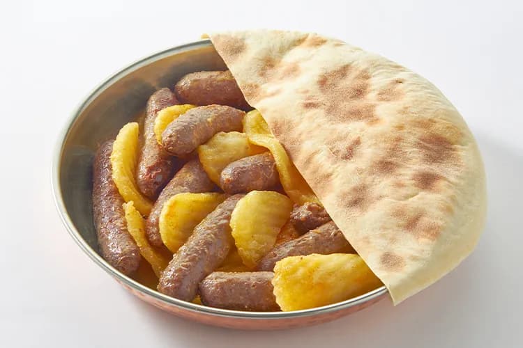طاجن نقانق