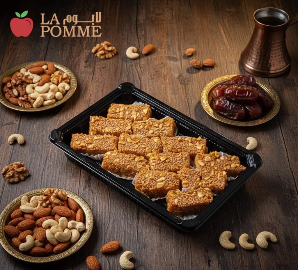 عبوة بسبوسة مكسرات