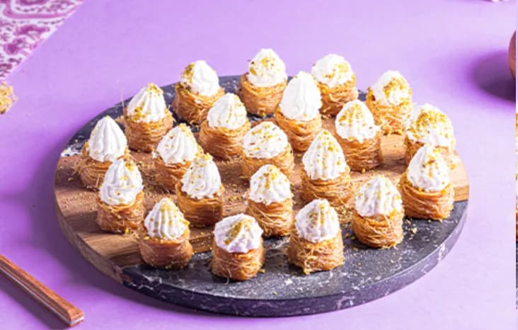 كنافة أساور قشطة