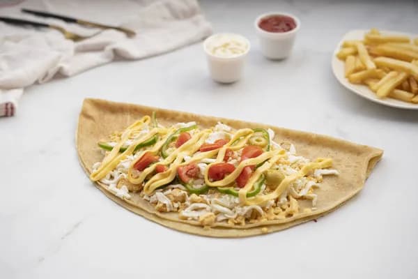 كريب بطاطس ميكس جبن