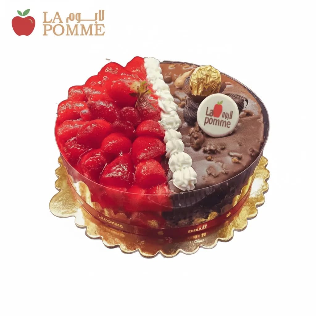 Strawberry Rocher Cake