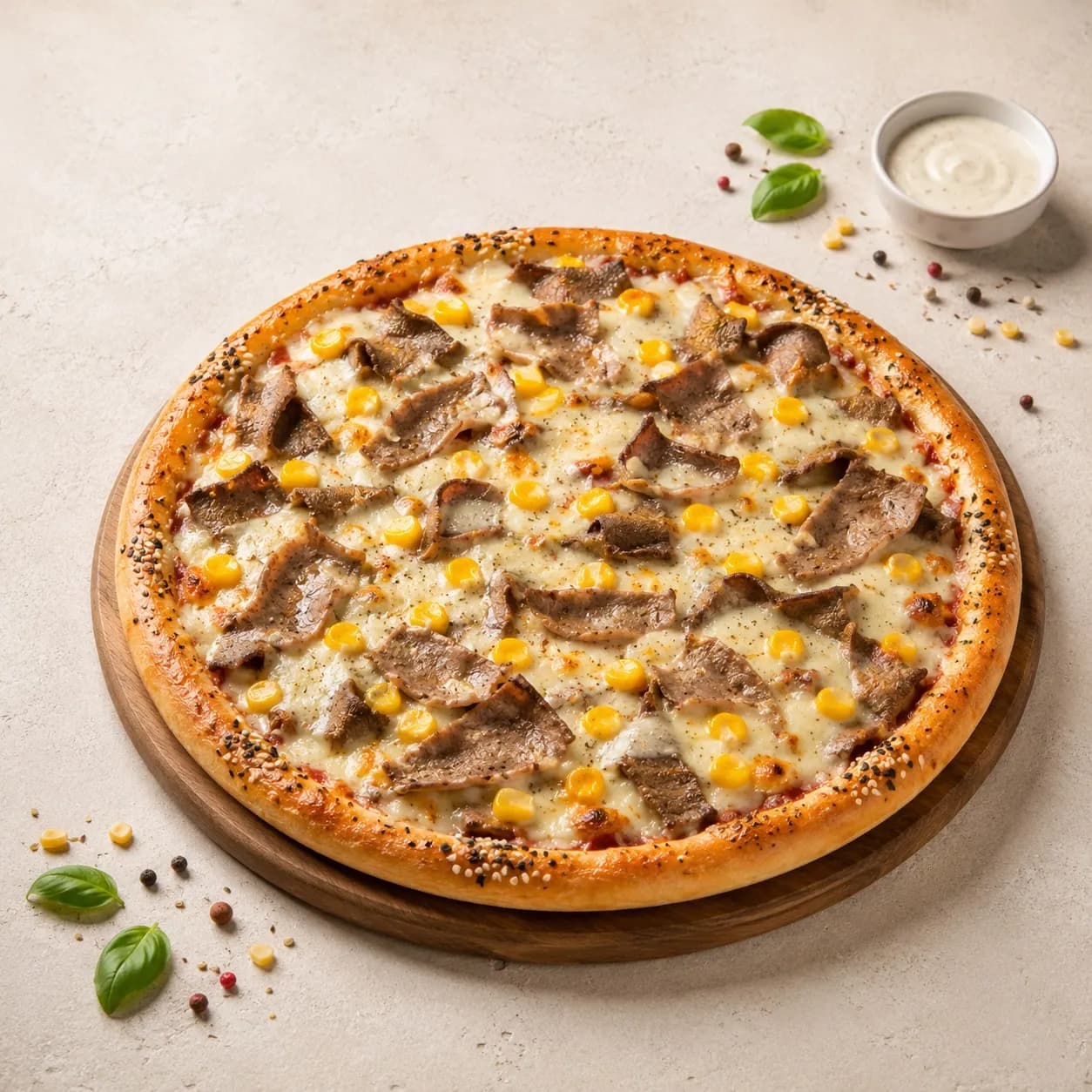 Medium Beef Shawarma Pizza