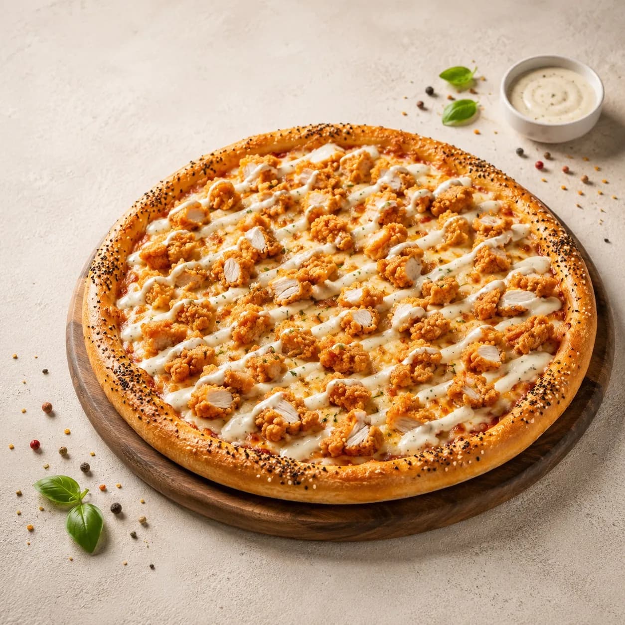 Medium Ranch Pizza