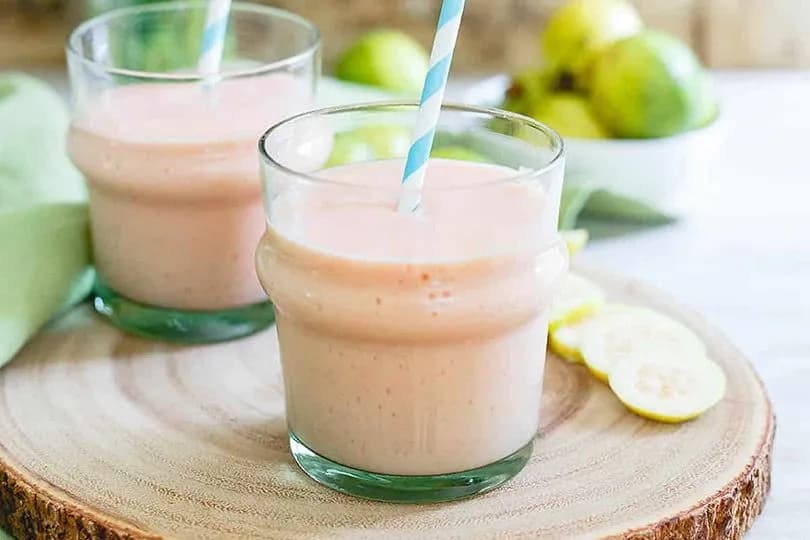 Guava Kiwi Mint Smoothie