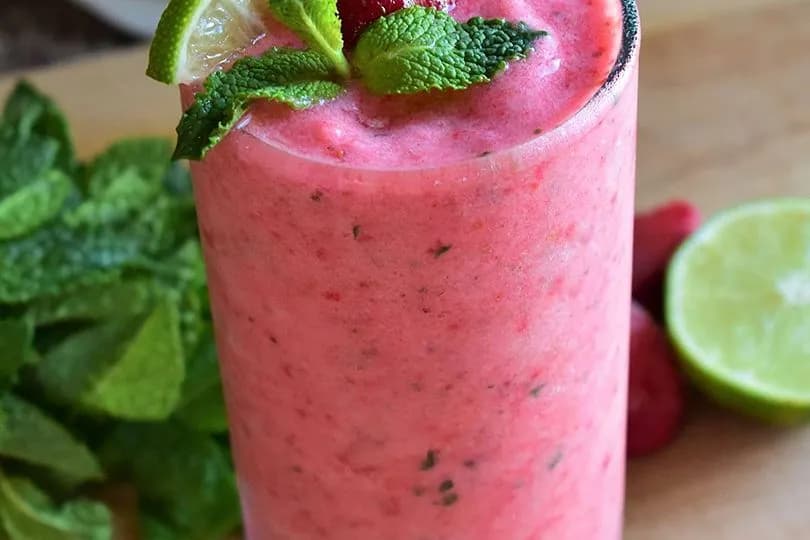 Strawberry Mint Smoothie